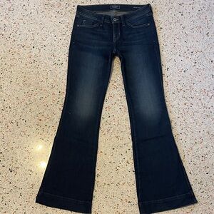 Guess Sexy Blue Sexy Brittney Flare Jeans Size 27 33Long stretch